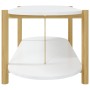 Mesa de centro madera contrachapada blanco 110x48x40 cm de vidaXL, Mesas de centro - Ref: Foro24-345687, Precio: 51,99 €, Des...