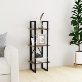 3-tier honey brown pine wood shelf 40x30x105 cm by vidaXL, Bookcases and shelves - Ref: Foro24-806495, Price: 57,99 €, Discou...