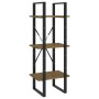 3-tier honey brown pine wood shelf 40x30x105 cm by vidaXL, Bookcases and shelves - Ref: Foro24-806495, Price: 57,04 €, Discou...