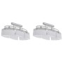 2 ceiling lamps with ellipsoidal glass shade E14 socket by vidaXL, ceiling lights - Ref: Foro24-278760, Price: 158,99 €, Disc...