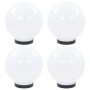 Lámparas de bola LED 4 unidades esféricas PMMA 20 cm de vidaXL, Iluminación de exterior - Ref: Foro24-277141, Precio: 67,38 €...