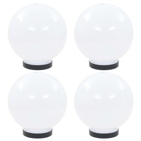 Lámparas de bola LED 4 unidades esféricas PMMA 20 cm de vidaXL, Iluminación de exterior - Ref: Foro24-277141, Precio: 67,20 €...