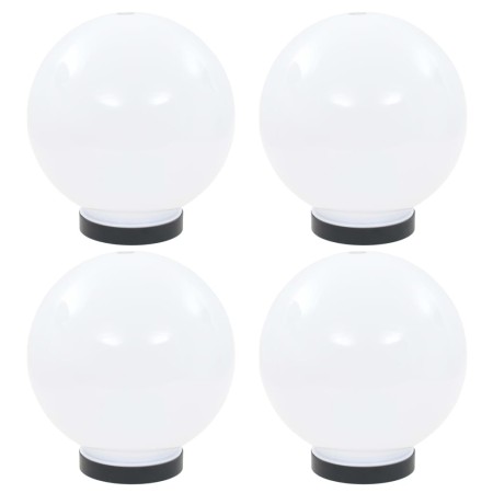 Lámparas de bola LED 4 unidades esféricas PMMA 20 cm de vidaXL, Iluminación de exterior - Ref: Foro24-277141, Precio: 67,38 €...