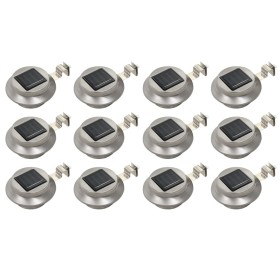 Round outdoor solar lamps 12 pcs LED 12 cm by vidaXL, Outdoor lighting - Ref: Foro24-277135, Price: 112,99 €, Discount: %