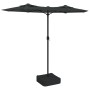 Double umbrella with LED lights anthracite 316x240 cm by vidaXL, Umbrellas - Ref: Foro24-362971, Price: 146,05 €, Discount: %