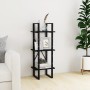 3-tier solid black pine wood shelf 40x30x105 cm by vidaXL, Bookcases and shelves - Ref: Foro24-806496, Price: 49,11 €, Discou...