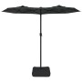 Double umbrella with LED lights anthracite 316x240 cm by vidaXL, Umbrellas - Ref: Foro24-362971, Price: 146,05 €, Discount: %