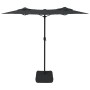 Double umbrella with LED lights anthracite 316x240 cm by vidaXL, Umbrellas - Ref: Foro24-362971, Price: 146,05 €, Discount: %