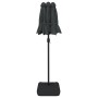 Double umbrella with LED lights anthracite 316x240 cm by vidaXL, Umbrellas - Ref: Foro24-362971, Price: 146,05 €, Discount: %