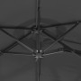 Double umbrella with LED lights anthracite 316x240 cm by vidaXL, Umbrellas - Ref: Foro24-362971, Price: 146,05 €, Discount: %