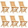 Garden dining set 7 pieces solid teak wood by vidaXL, Garden sets - Ref: Foro24-3155000, Price: 619,81 €, Discount: %