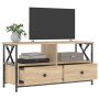 Iron and Sonoma oak plywood TV cabinet 90x33x45cm by vidaXL, TV Furniture - Ref: Foro24-831794, Price: 63,99 €, Discount: %