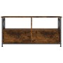 TV stand made of smoked oak plywood and iron, measuring 90x33x45cm. by vidaXL, TV Furniture - Ref: Foro24-831795, Price: 59,9...