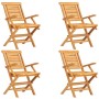 5-piece solid teak wood garden dining set by vidaXL, Garden sets - Ref: Foro24-3155017, Price: 454,48 €, Discount: %