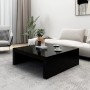 Black plywood coffee table 100x100x35 cm by vidaXL, Coffee table - Ref: Foro24-808568, Price: 76,67 €, Discount: %