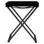 Folding black MDF table 48x34x61 cm by vidaXL, Side tables - Ref: Foro24-331660, Price: 53,31 €, Discount: %