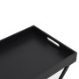 Folding black MDF table 48x34x61 cm by vidaXL, Side tables - Ref: Foro24-331660, Price: 53,31 €, Discount: %