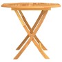 Mesa de jardín plegable madera de teca maciza 85x85x76 cm de vidaXL, Mesas de jardín - Ref: Foro24-47418, Precio: 93,04 €, De...