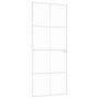 Interior door tempered glass and white aluminum 83x201.5cm by vidaXL, Doors for the home - Ref: Foro24-153671, Price: 179,08 ...