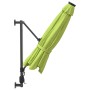 Wall umbrella with apple green LED 290 cm by vidaXL, Umbrellas - Ref: Foro24-362893, Price: 106,99 €, Discount: %