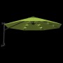 Wall umbrella with apple green LED 290 cm by vidaXL, Umbrellas - Ref: Foro24-362893, Price: 106,99 €, Discount: %