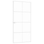 Interior door tempered glass and white aluminum 93x201.5cm by vidaXL, Doors for the home - Ref: Foro24-153672, Price: 185,28 ...