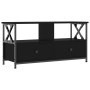 Black iron and plywood TV cabinet 90x33x45 cm by vidaXL, TV Furniture - Ref: Foro24-831793, Price: 66,99 €, Discount: %