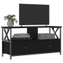 Black iron and plywood TV cabinet 90x33x45 cm by vidaXL, TV Furniture - Ref: Foro24-831793, Price: 66,99 €, Discount: %