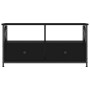 Black iron and plywood TV cabinet 90x33x45 cm by vidaXL, TV Furniture - Ref: Foro24-831793, Price: 66,99 €, Discount: %