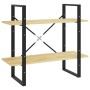 2-tier solid pine wood shelf 80x30x70 cm by vidaXL, Bookcases and shelves - Ref: Foro24-806452, Price: 34,99 €, Discount: %