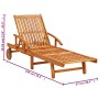 Sun loungers with cushions 2 units solid acacia wood by vidaXL, Loungers - Ref: Foro24-3077334, Price: 319,10 €, Discount: %