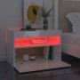 LED nightstands 2 units glossy white plywood 60x35x40 cm by vidaXL, Nightstands - Ref: Foro24-3082787, Price: 85,08 €, Discou...