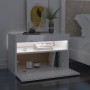 LED nightstands 2 units glossy white plywood 60x35x40 cm by vidaXL, Nightstands - Ref: Foro24-3082787, Price: 85,08 €, Discou...