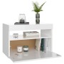 LED nightstands 2 units glossy white plywood 60x35x40 cm by vidaXL, Nightstands - Ref: Foro24-3082787, Price: 85,08 €, Discou...