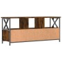 TV-Schrank aus Eisen, geräuchertes Eichensperrholz, 102 x 33 x 45 cm von vidaXL, TV-Möbel - Ref: Foro24-831790, Preis: 80,95 ...