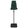 Sombrilla doble con luces LED verde 316x240 cm de vidaXL, Sombrillas - Ref: Foro24-362970, Precio: 164,99 €, Descuento: %