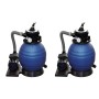 Sandfilterpumpen 2 Einheiten 400 W 11000 l/h von vidaXL, Pool- und Spa-Filter - Ref: Foro24-277089, Preis: 352,73 €, Rabatt: %