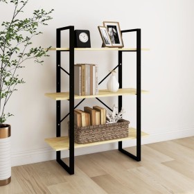 3-tier solid pine wood shelf 80x30x105 cm by vidaXL, Bookcases and shelves - Ref: Foro24-806532, Price: 48,94 €, Discount: %