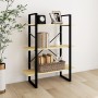 3-tier solid pine wood shelf 80x30x105 cm by vidaXL, Bookcases and shelves - Ref: Foro24-806532, Price: 48,99 €, Discount: %