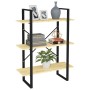 3-tier solid pine wood shelf 80x30x105 cm by vidaXL, Bookcases and shelves - Ref: Foro24-806532, Price: 48,99 €, Discount: %