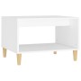 Mesa de centro madera contrachapada blanco 60x50x40 cm de vidaXL, Mesas de centro - Ref: Foro24-812672, Precio: 52,04 €, Desc...