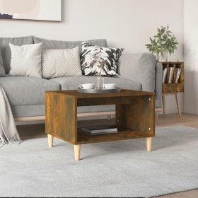 Smoked oak plywood coffee table 60x50x40 cm by vidaXL, Coffee table - Ref: Foro24-817519, Price: 38,50 €, Discount: %