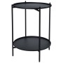 H&S Collection Black Metal Side Table 50.5 cm by H&S Collection, Side tables - Ref: Foro24-436151, Price: 26,79 €, Discount: %