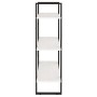 Solid white pine wood 3-level shelf 80x30x105 cm by vidaXL, Bookcases and shelves - Ref: Foro24-806533, Price: 48,82 €, Disco...