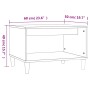 Couchtisch aus glänzend weißem Sperrholz, 60 x 50 x 40 cm von vidaXL, Couchtisch - Ref: Foro24-812678, Preis: 48,99 €, Rabatt: %