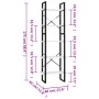 5-tier shelving black engineered wood 60x30x175 cm by vidaXL, Bookcases and shelves - Ref: Foro24-3081979, Price: 81,92 €, Di...