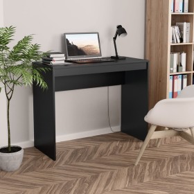 Black plywood desk 90x40x72 cm by vidaXL, Desks - Ref: Foro24-800379, Price: 46,91 €, Discount: %