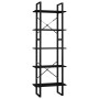 5-tier black pine wood shelf 60x30x175 cm by vidaXL, Bookcases and shelves - Ref: Foro24-3081987, Price: 100,42 €, Discount: %