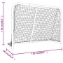 Hockey und Netz Stahl Polyester rot weiß Tor 153x60x118cm von vidaXL, Feldhockeytore - Ref: Foro24-93741, Preis: 103,64 €, Ra...