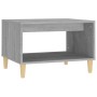 Sonoma gray plywood coffee table 60x50x40 cm by vidaXL, Coffee table - Ref: Foro24-817520, Price: 48,99 €, Discount: %